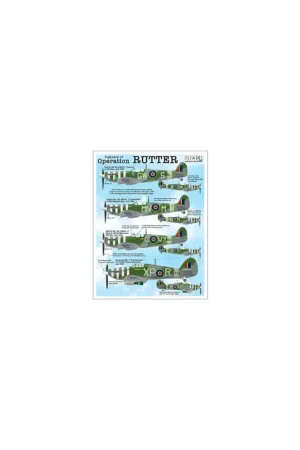 Fighters of Operation Rutter 3 Supermarine Spitfire and 1 x Hawker Hurricane Koop Online