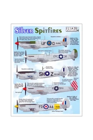 Silver Supermarine Spitfire (4) Meest Verkocht