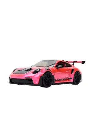 Jada porsche 911 (992) gt3 rs candy pink pink slips 2024 1/24 Miniatuur Hoge Kwaliteit