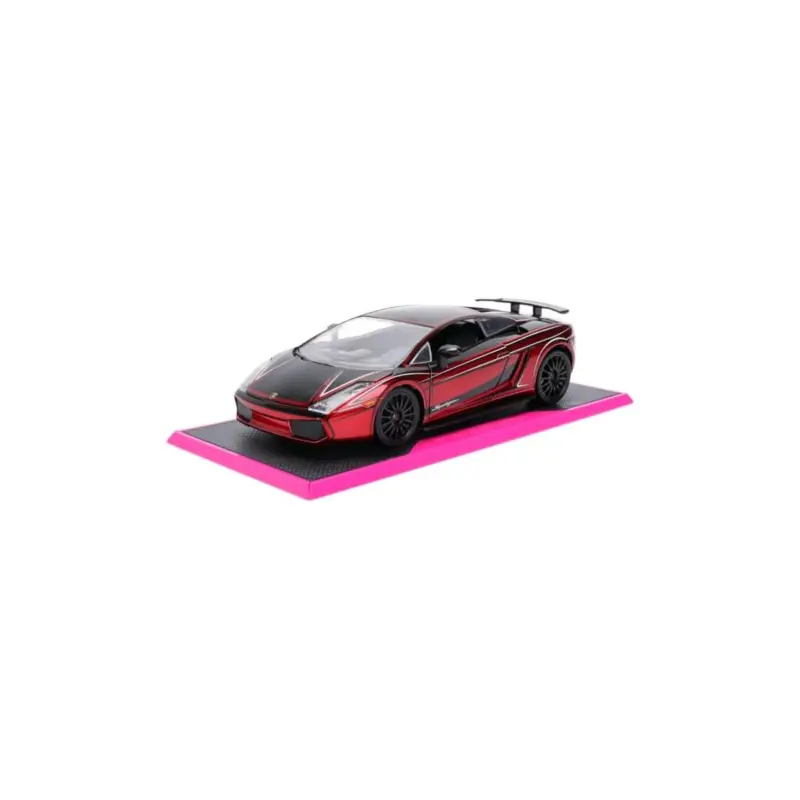 Jada lamborghini gallardo superleggera candy red pink slips 1/24 Miniatuur Laatste Kans