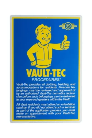 Gereduceerde Prijs Fallout metal sign Procedures
