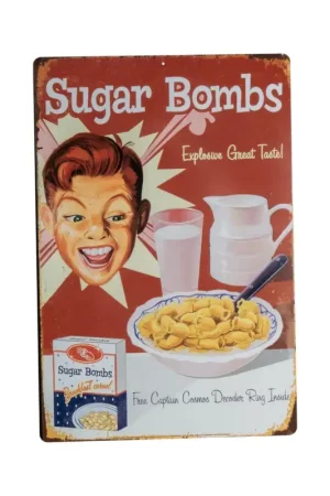 Fallout metal sign Sugar Bombs Goedkoop