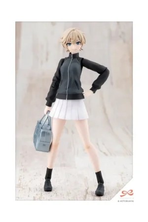 Seizoensaanbieding Sousai Shojo Teien Figure Plastic Model Kit 1/10 Rui Saotome Touhou High School Tracksuit Dreaming Style Midnight Onyx 16 cm