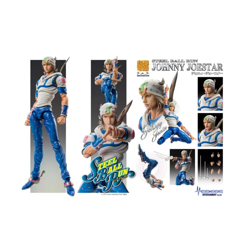 Steel Ball Run - Johnny Joestar - Chozokado Figure 15cm - Jojo's Bizarre Adventure Figuurtje Uitverkoop