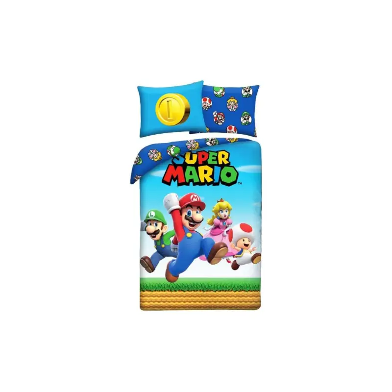 Super Mario bedding set Ver. 5 140 x 200 cm / 70 x 90 cm Bestel Nu