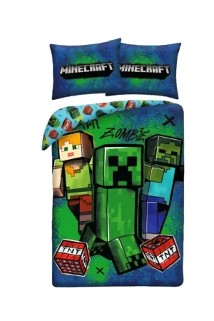 Koopje Minecraft bedding set Ver. 10 140 x 200 cm / 70 x 90 cm