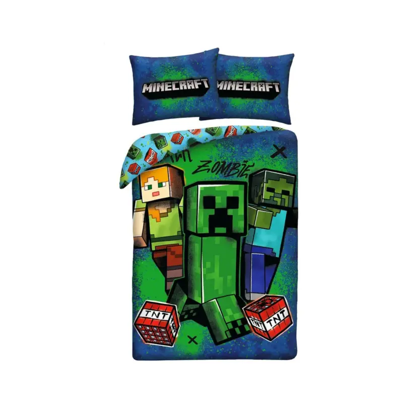 Koopje Minecraft bedding set Ver. 10 140 x 200 cm / 70 x 90 cm