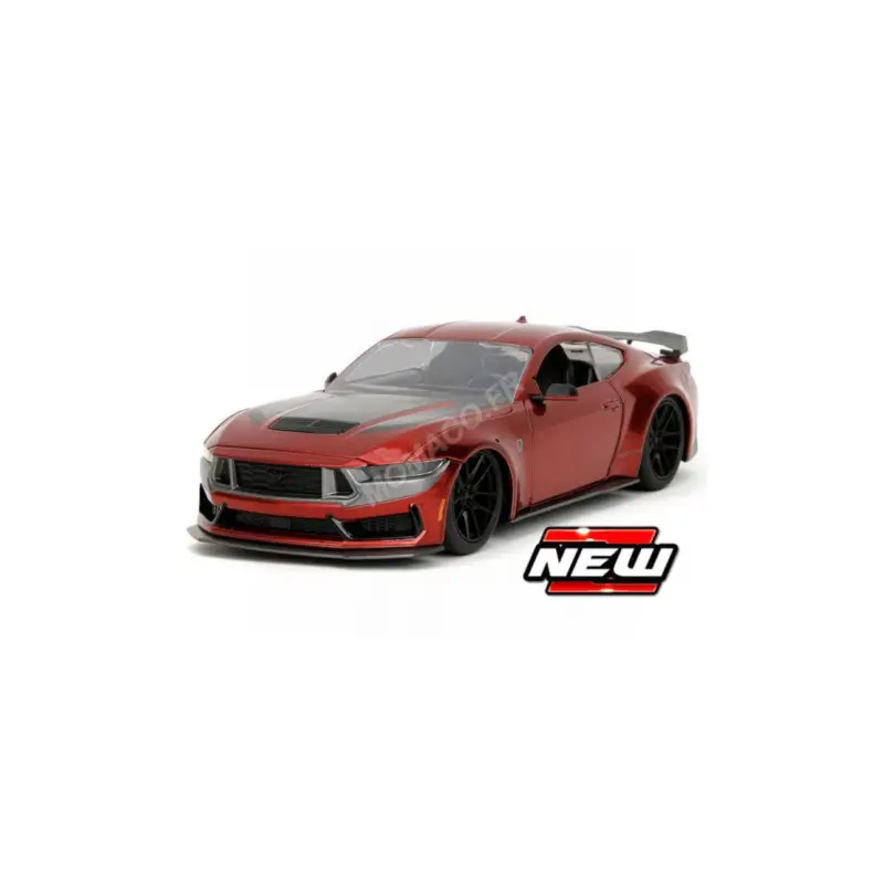 Superprijs Ford mustang dark horse 2024 rouge Miniatuur