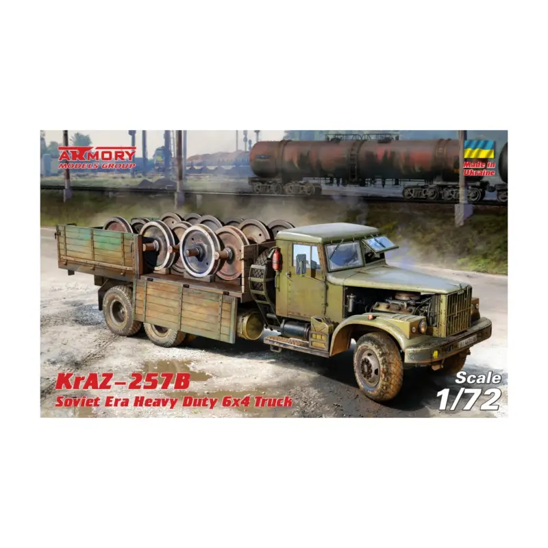 Voordeelprijs KrAZ-257B Soviet Era Heavy Duty 6x4 cargo truck Schaalmodel