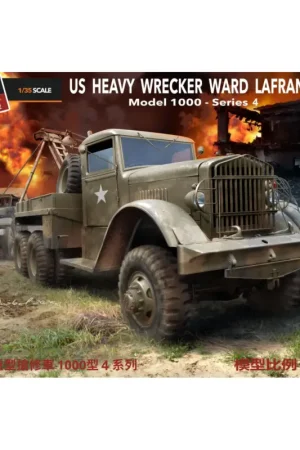 Nu Kopen Ward-LaFrance US Heavy Wrecker model 1000 Series 4- 8 sprues with 590 plasticparts- 8 clear parts- PE parts- 8