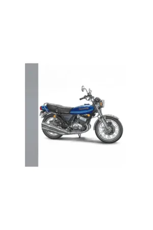 Laatste Versie 1:12 scale plastic model of a 1979 Kawasaki KH400-A6 motorcycle Schaalmodel