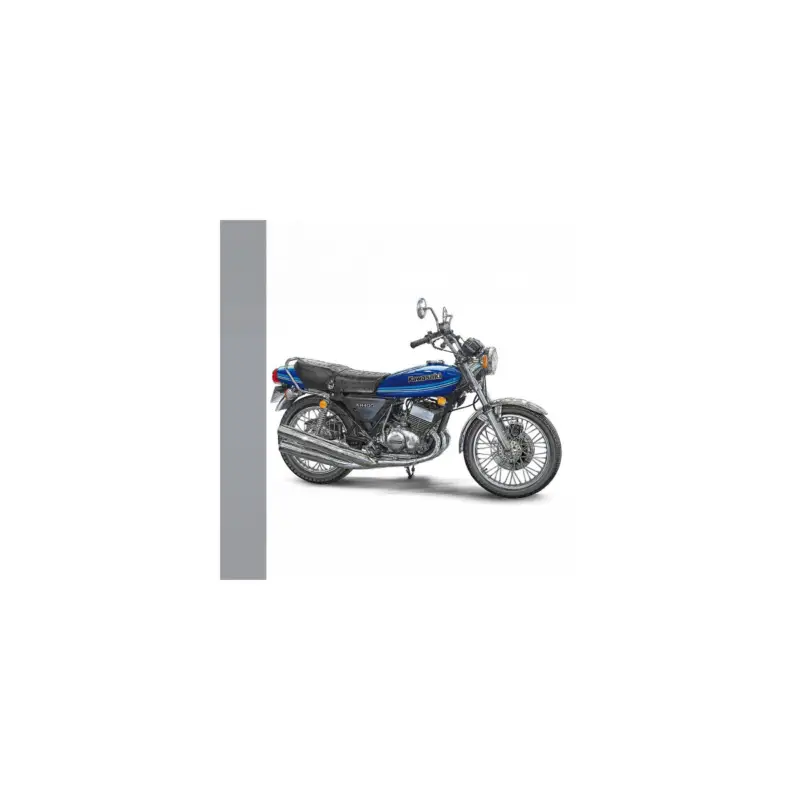 Laatste Versie 1:12 scale plastic model of a 1979 Kawasaki KH400-A6 motorcycle Schaalmodel
