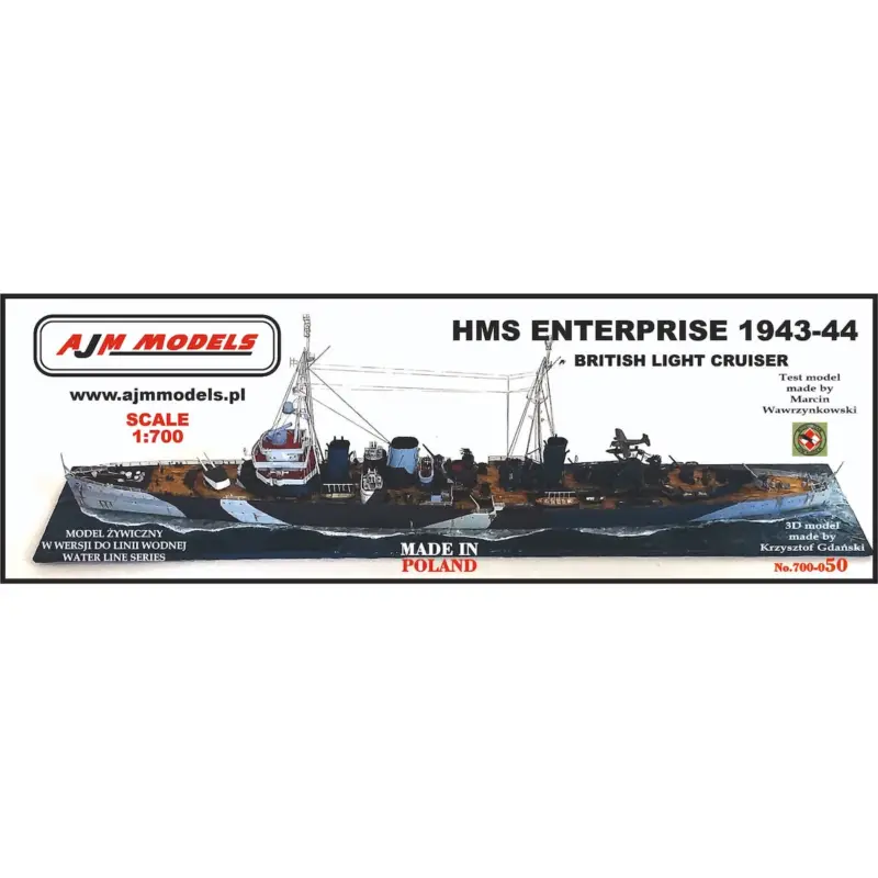 Favoriet H.M.S. Enterprise 1943-44 (DOCKING SOON!!!) Schaalmodel