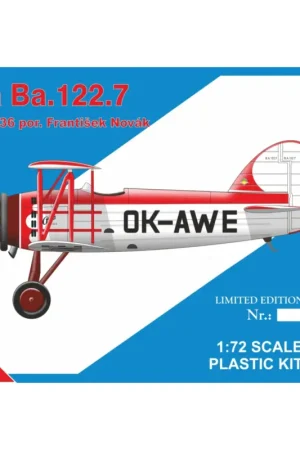 Merkproduct Avia Ba.122 OK-AWE Berlin 36 1 decal. version for Czechoslovakia RP+PE Schaalmodel