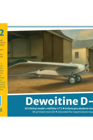 Nieuw Dewoitine D-7 3D-Printed Schaalmodel