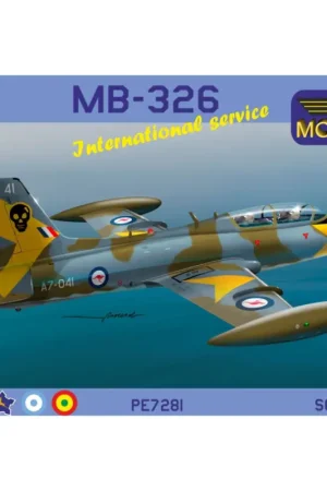 Koopje Aermacchi MB-326 International service Complete plastic kit from our new CNC milling moulds with 5 decal options (1xAustralia, 1