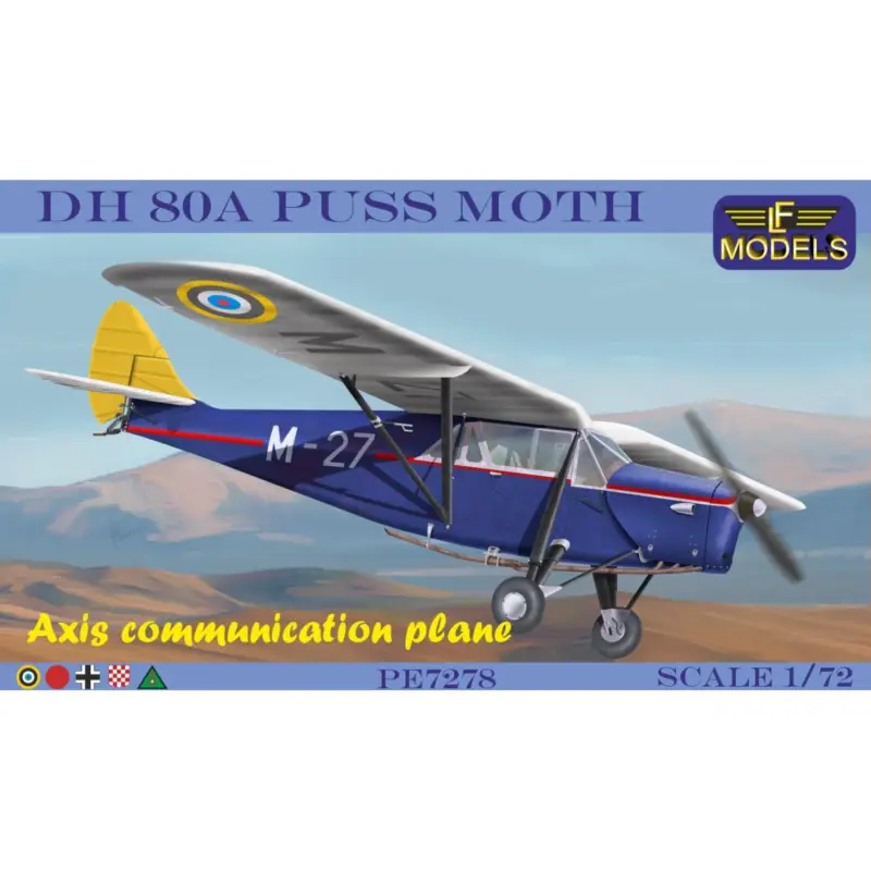 de Havilland DH-80A Puss Moth Axis Communication Plane Schaalmodel Bestel Nu