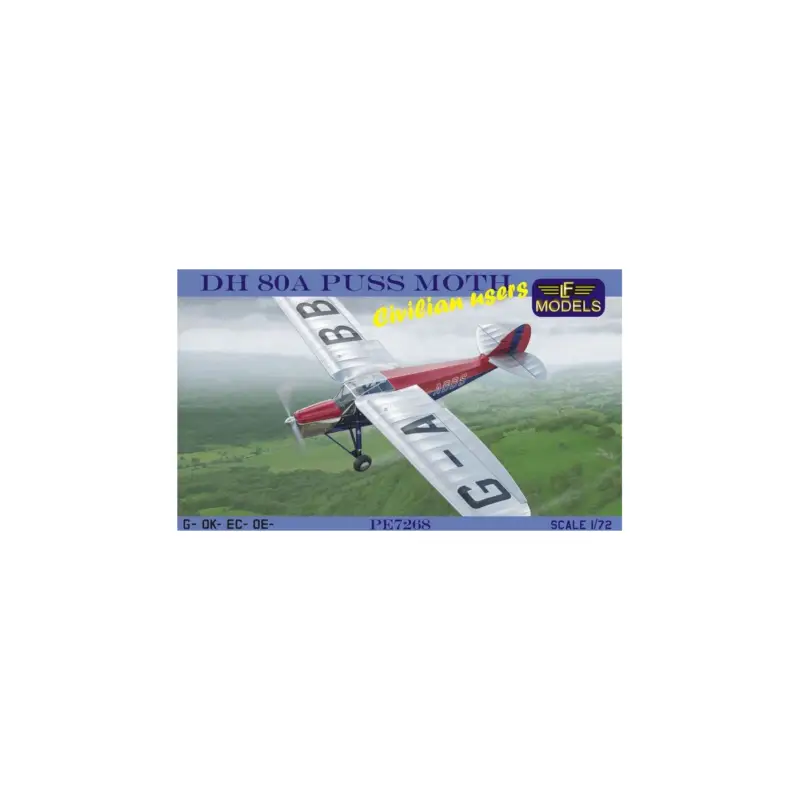 de Havilland DH-80A Puss Moth Civilian users (1xUK, Czech, Spain, Austria) Schaalmodel Koopje