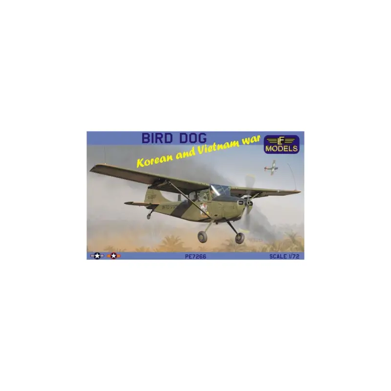 Cessna Bird Dog (Korean and Vietnam war) Schaalmodel Gratis Retour