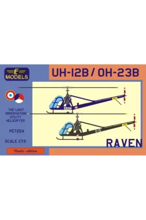 Koop Online Hiller UH-12B / UH-12B Raven (Holland AF, French AF) Schaalmodel