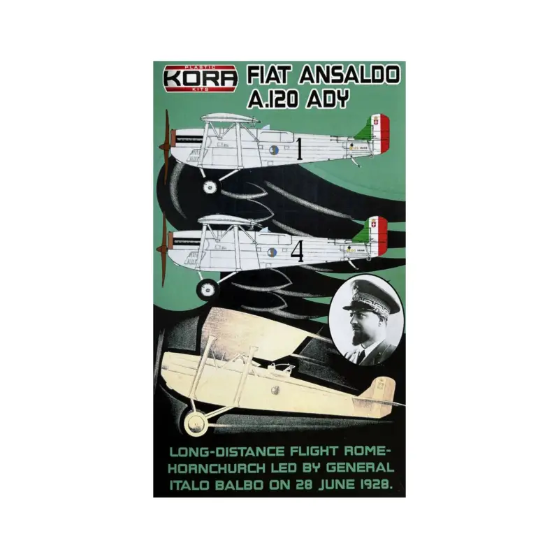 Lage Prijs Ansaldo A.120 ADY Long distance flight Rome-Hornchurch June 1928 Schaalmodel