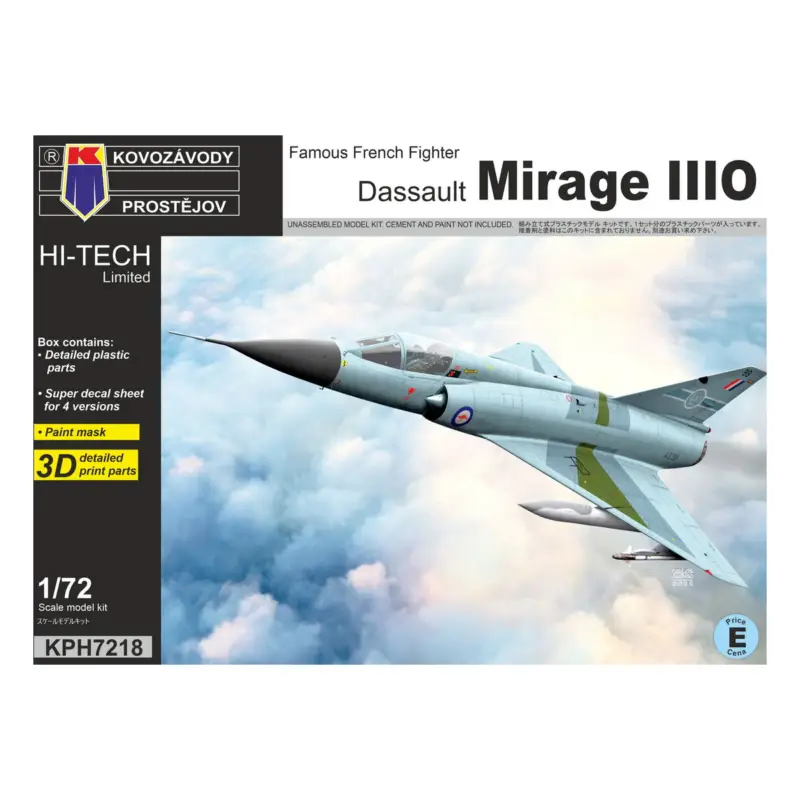 Dassault_Mirage IIIO ex-RV Models Schaalmodel Express Levering