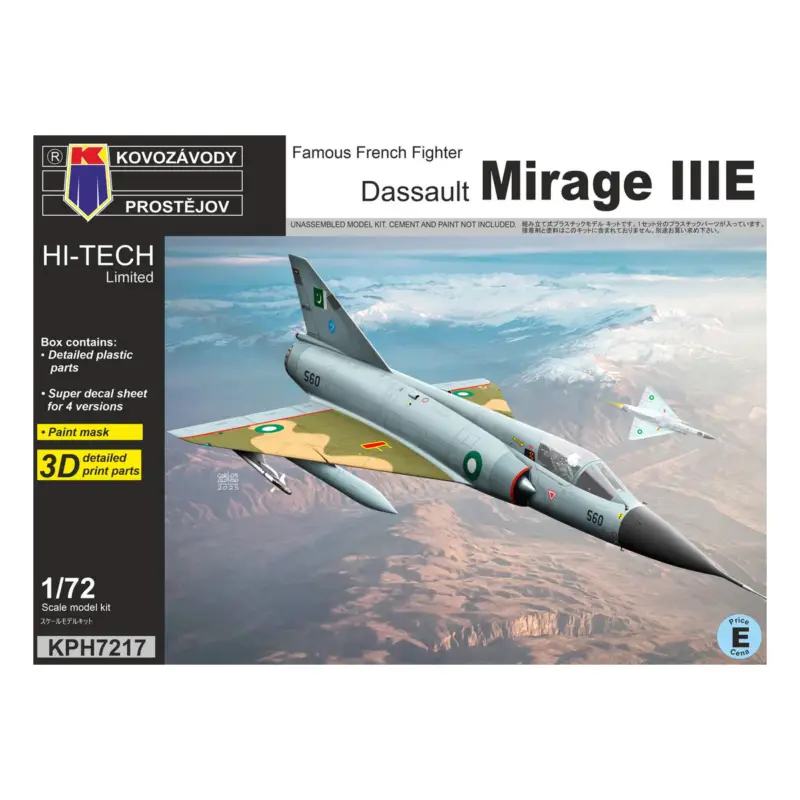 Merkproduct Dassault_Mirage IIIE ex-RV Models Schaalmodel