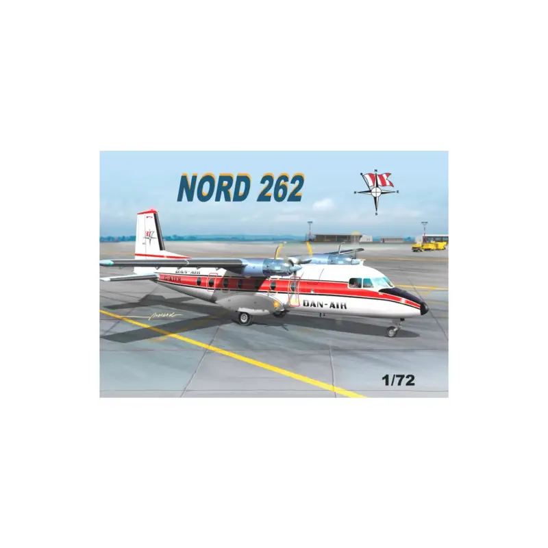 Nord 262 Dan Air Schaalmodel Gereduceerde Prijs