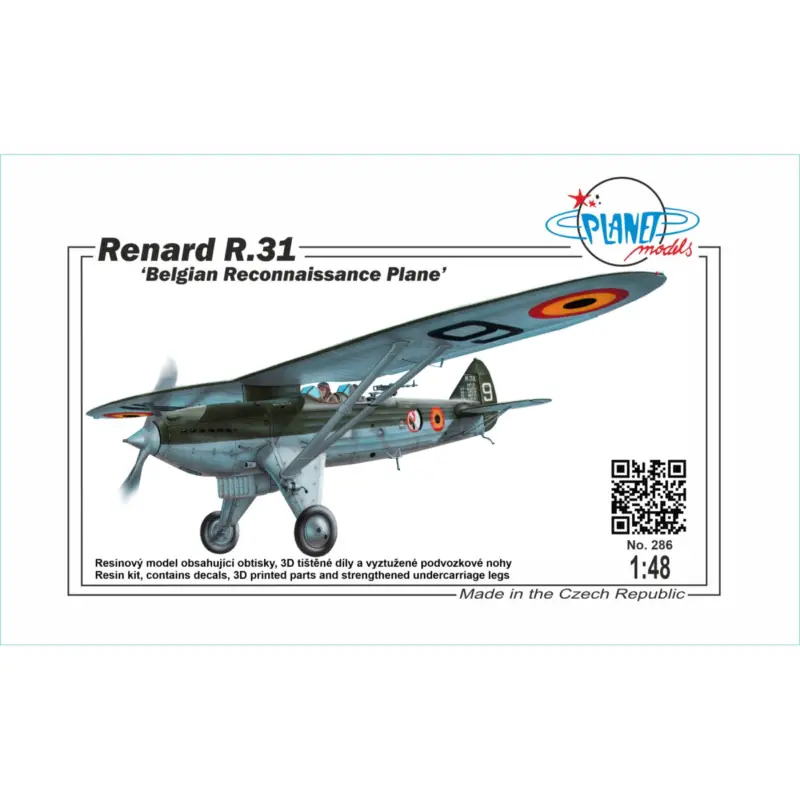 Betaalbaar Renard R.31 ‘Belgian Recconaissance Plane’ Belgian observation monoplane, whose service ended with the Wehrmacht's attack on Bel