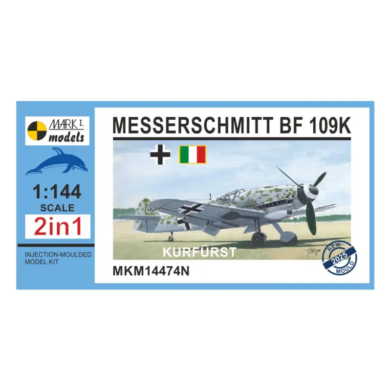 Aanbieding Messerschmitt Bf-109K-4 'Kurfürst' (2in1) (two kits included)new mould, 3D designed canopy from metal mould