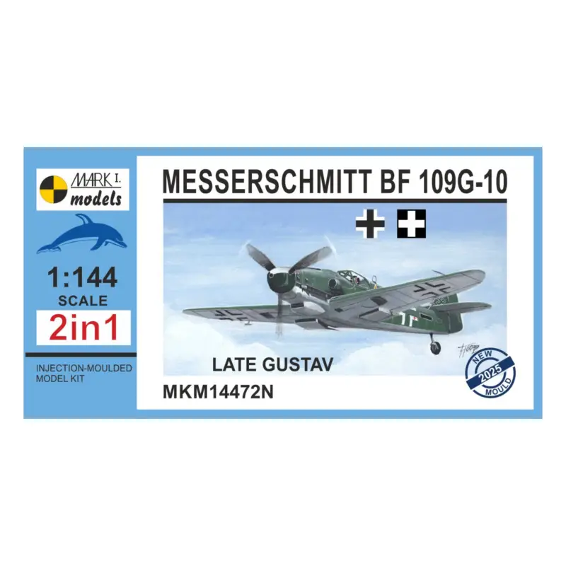 Messerschmitt Bf-109G-10 'Late Gustav' (2in1) two kits included Schaalmodel Beperkt Aanbod