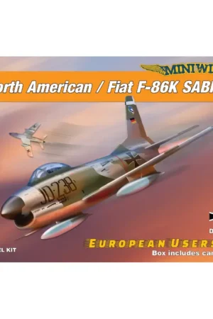 North-American/Fiat F-86K SABRE DOG (ex OzMods) German and Italy decals with canopy paint mask Koop Vandaag
