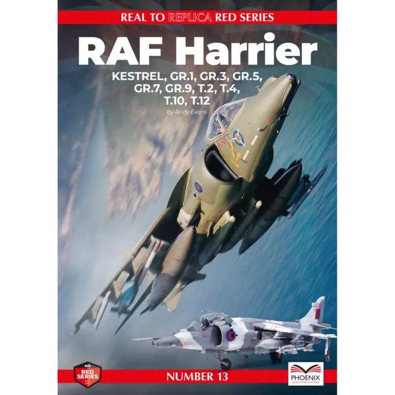 RAF Harrier by Andy Evans including Kestrel, GR.1 GR.3 GR.5 GR.7 GR.9 T.2 T.4 T.10 and T.12 Nu Kopen