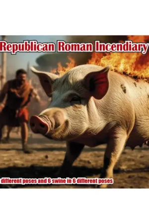Republican Roman Incendiary Swine Figuren Rechtstreeks Van De Fabrikant