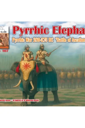 Pyrrhic Elephants Pyrrhic War 280-275 BC 'Battle of Asculum 279 BC' (BIG SET) Figuren Beperkte Voorraad