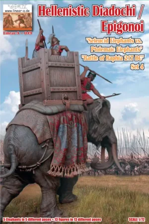 Korting Hellenistic Diadochi / Epigonoi - Seleucid ELEPHANTS versus Ptolemaic ELEPHANTS Set 4 'Battle of Raphia 217 BC' BIG SET)