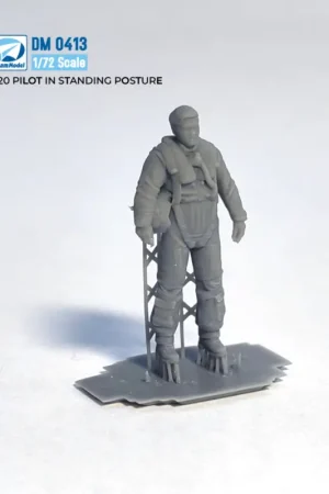PLAAF Pilots for Chengdu J-20 (in stand position) 3D-Printed Figuren Rechtstreeks Van De Fabrikant
