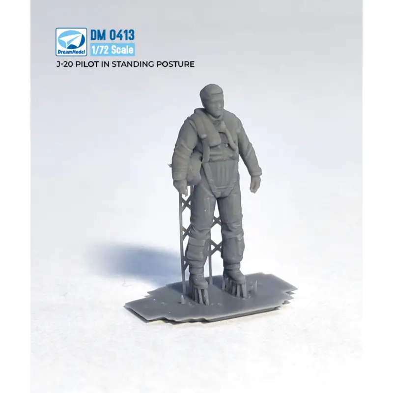 PLAAF Pilots for Chengdu J-20 (in stand position) 3D-Printed Figuren Rechtstreeks Van De Fabrikant