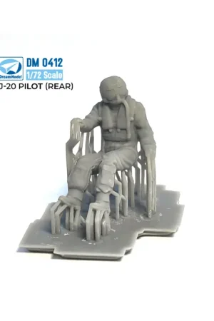 PLAAF Pilots for Chengdu J-20 S (rear) 3D-Printed Figuren Laatste Versie