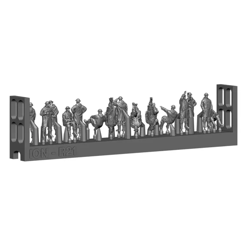 Op = Op Royal Navy - Rough weather Precision-crafted 3D printed resin figures tailored for warship modellers. Contains 72 figures, each