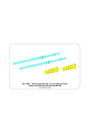 Set of 2 barrels for U.S cal .50 Browning M2 HB Lage Prijs