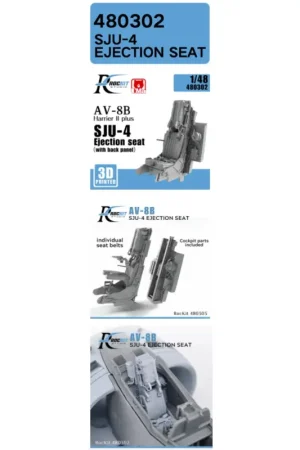Lage Prijs McDonnell-Douglas AV-8B SJU-4 Ejection seat (designed to be used with Uma kits) 3d-print resin/metal parts