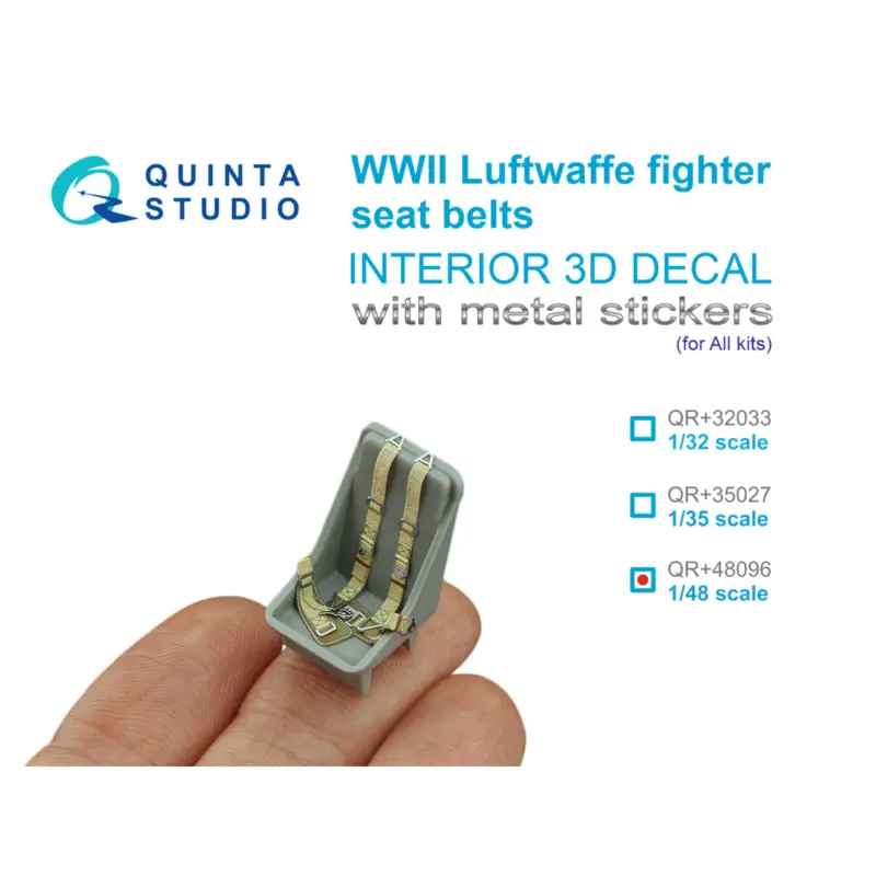 WWII German fighter seat belts (with metal buckles) (All kits) Betaalbaar