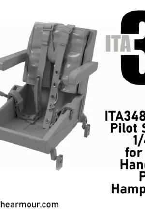 Handley-Page Hampden B Mk.I Pilot's Seat (designed to be used with ICM UK kits) 3D-Printed [TB Mk.I] Bestseller