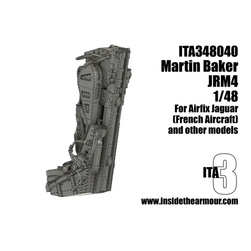 Premium Martin Baker JRM4 this is the seat fitted in French Jaguars and is an option that is not available in the Airfix kit BAC/SEPECAT
