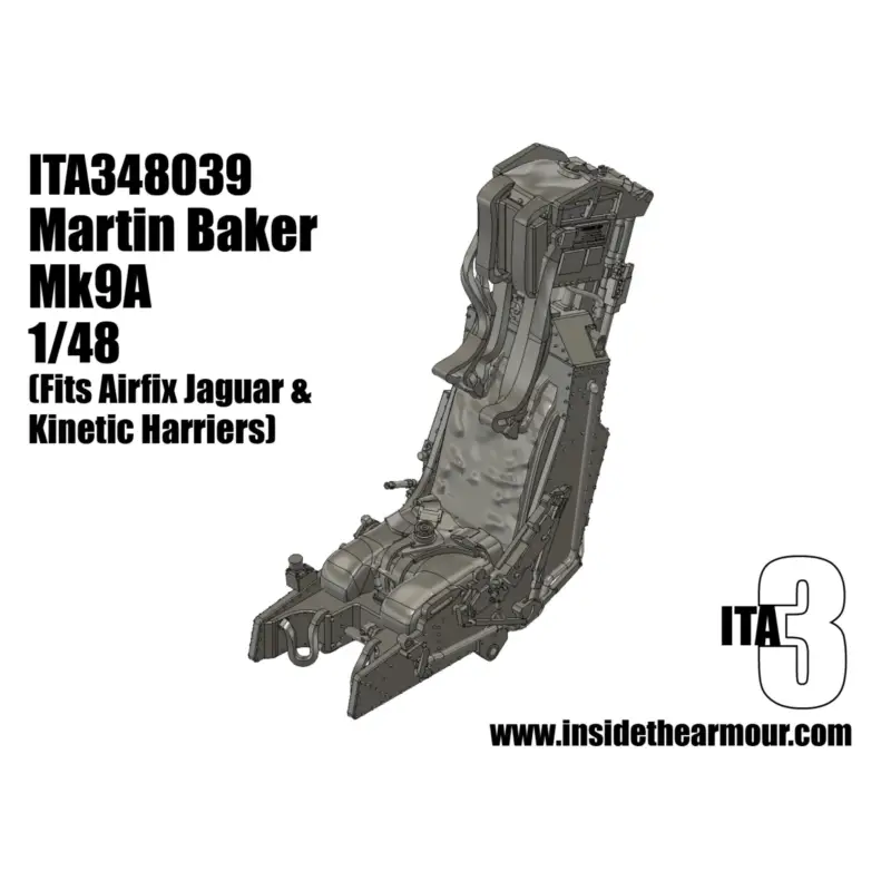 Martin Baker Mk9a (for post 1980 Jaguars) BAC/SEPECAT Jaguar GR.1/GR.1A (designed to be used with 2025 release Airfix kits) Bestel Nu