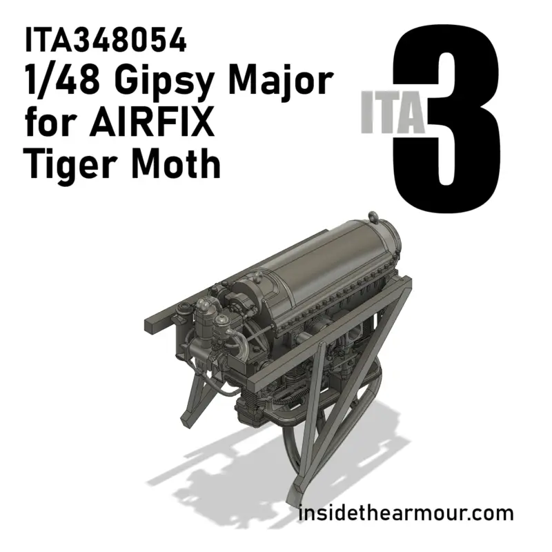 Gipsy Major Engine for the Airfix Tigermoth Express Levering