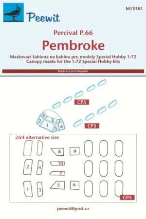Percival P.66 Pembroke (designed to be used with Special Hobby kits) Flitsaanbieding