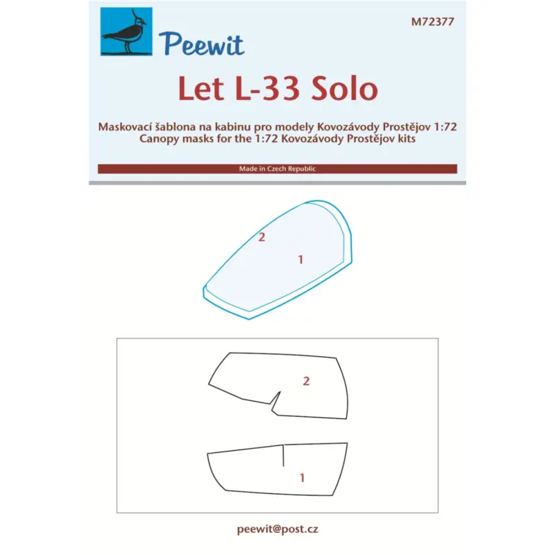 Premium Let L-33 Solo (designed to be used with Kovozavody Prostejov kits)