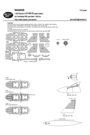 McDonnell F-4B Phantom II ADVANCED (designed to be used with Fire Molds kits) Direct Beschikbaar